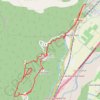 Itinéraire AAAA-11-22 14:30:40, distance, dénivelé, altitude, carte, profil, trace GPS