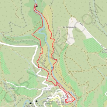 Itinéraire Minerve__avec_les_petits_enfants, distance, dénivelé, altitude, carte, profil, trace GPS