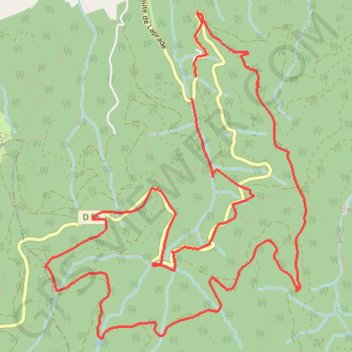 Itinéraire Autour de Labruguière, distance, dénivelé, altitude, carte, profil, trace GPS