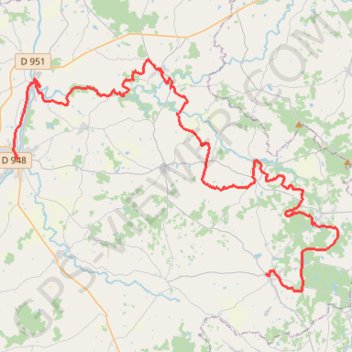 Itinéraire TCH2 52km Brigueuil Confolens, distance, dénivelé, altitude, carte, profil, trace GPS