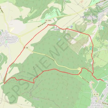 Itinéraire Chez les Pataras, distance, dénivelé, altitude, carte, profil, trace GPS