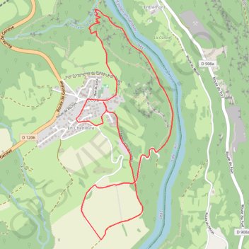 Itinéraire Le Tour du Château, distance, dénivelé, altitude, carte, profil, trace GPS