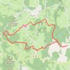 Itinéraire À l'Ouest de Felletin, distance, dénivelé, altitude, carte, profil, trace GPS