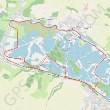 Itinéraire Longue promenade dans les marais de Long, distance, dénivelé, altitude, carte, profil, trace GPS