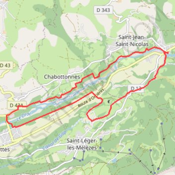 Itinéraire De la Ripisylve au canal, distance, dénivelé, altitude, carte, profil, trace GPS