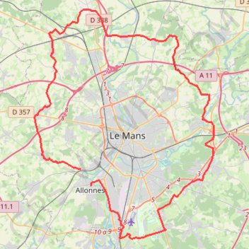 Itinéraire JSA040322(TdM), distance, dénivelé, altitude, carte, profil, trace GPS