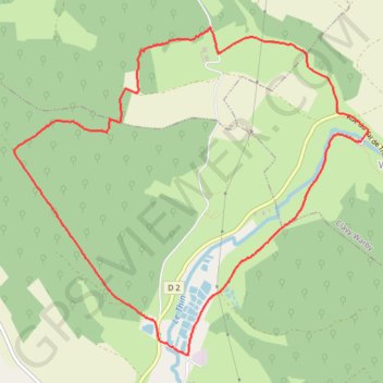 Itinéraire De Warby à Valcontent, distance, dénivelé, altitude, carte, profil, trace GPS