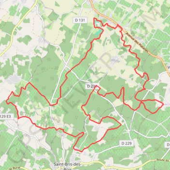 Itinéraire BRIZAMBOURG-MNT, distance, dénivelé, altitude, carte, profil, trace GPS