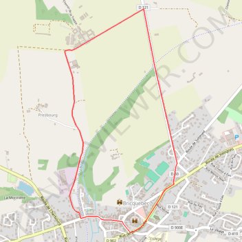 Itinéraire parcours ste Anne, distance, dénivelé, altitude, carte, profil, trace GPS