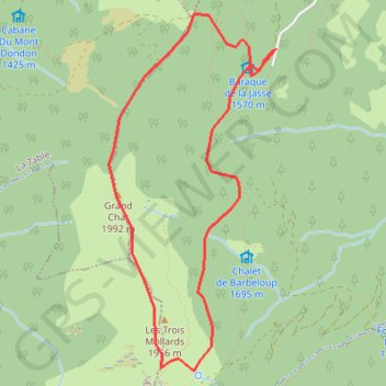 Itinéraire Sommet du Grand Chat - Belledonne, distance, dénivelé, altitude, carte, profil, trace GPS