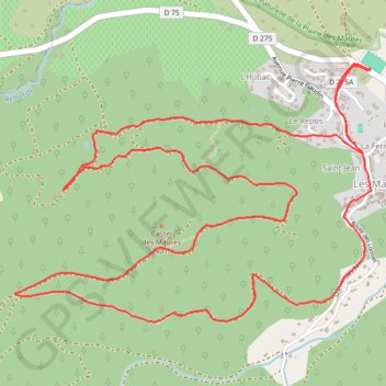 Itinéraire Les Mayons, distance, dénivelé, altitude, carte, profil, trace GPS