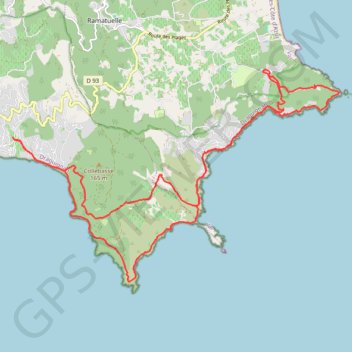 Itinéraire Randonnées des 3 caps, distance, dénivelé, altitude, carte, profil, trace GPS