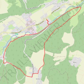 Itinéraire Randonnée à Amfreville sur Iton, distance, dénivelé, altitude, carte, profil, trace GPS