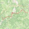 Itinéraire Traces enregistrées avec OSMTracker pour Android™, distance, dénivelé, altitude, carte, profil, trace GPS