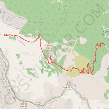 Itinéraire Pic du Morgon Jour 1, distance, dénivelé, altitude, carte, profil, trace GPS