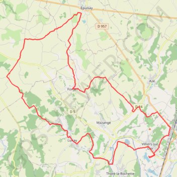 Itinéraire Parcours Vélo L 2022, distance, dénivelé, altitude, carte, profil, trace GPS