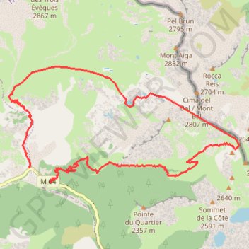 Itinéraire Lacs de Morgon par la Croix blanche, distance, dénivelé, altitude, carte, profil, trace GPS
