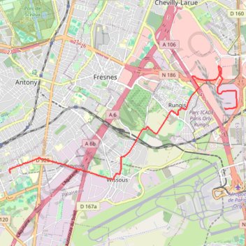 Itinéraire Vélo, distance, dénivelé, altitude, carte, profil, trace GPS