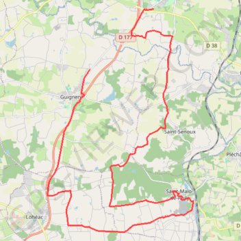 Itinéraire En ligne Denis Materiaux, distance, dénivelé, altitude, carte, profil, trace GPS
