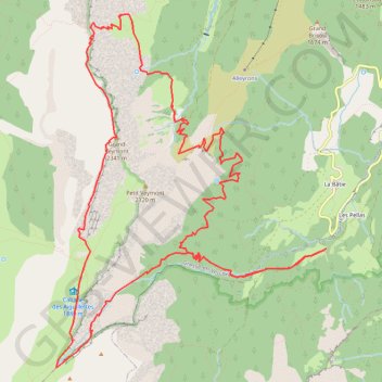 Itinéraire Le Grand Veymont, distance, dénivelé, altitude, carte, profil, trace GPS
