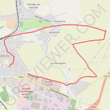 Itinéraire 20230803_082311.gpx, distance, dénivelé, altitude, carte, profil, trace GPS