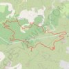 Itinéraire Pichauris, Mont du Marseillais, puits de l'Aroumi, château de Ners, distance, dénivelé, altitude, carte, profil, trace GPS