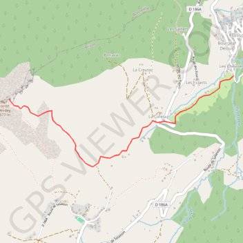 Itinéraire Pointe d'Andey, distance, dénivelé, altitude, carte, profil, trace GPS