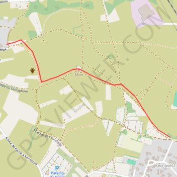 Itinéraire De la cote sauvage au port de peche, distance, dénivelé, altitude, carte, profil, trace GPS