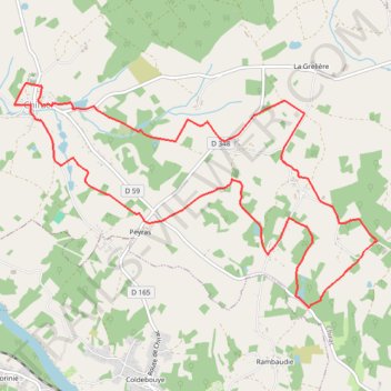 Itinéraire Chirac : Les étangs et villages brulés, distance, dénivelé, altitude, carte, profil, trace GPS