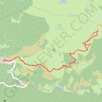 Itinéraire Col de Sonères, distance, dénivelé, altitude, carte, profil, trace GPS