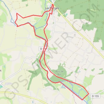 Itinéraire De la forêt de Lanouée au canal de Nantes à Brest (circuit nord), distance, dénivelé, altitude, carte, profil, trace GPS