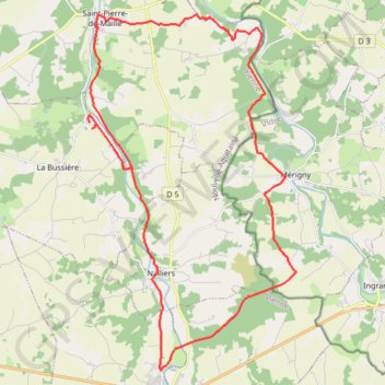 Itinéraire VTT Mercredi 8 Mai, distance, dénivelé, altitude, carte, profil, trace GPS