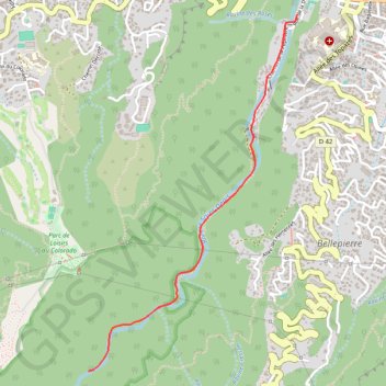 Itinéraire RandoPitons.re #1195 - La remontée de la Rivière Saint-Denis à partir du Pont Vinh San, distance, dénivelé, altitude, carte, profil, trace GPS