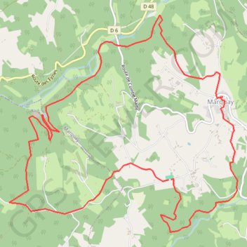 Itinéraire PdrW3, distance, dénivelé, altitude, carte, profil, trace GPS