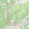 Itinéraire Bisse du Ro, distance, dénivelé, altitude, carte, profil, trace GPS