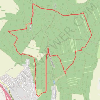 Itinéraire Bouxières-aux-Dames, distance, dénivelé, altitude, carte, profil, trace GPS