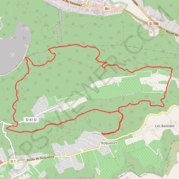 Itinéraire La petite Rouviere, distance, dénivelé, altitude, carte, profil, trace GPS