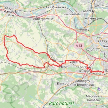 Itinéraire parcours 125 L, distance, dénivelé, altitude, carte, profil, trace GPS