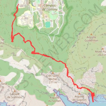 Itinéraire La plage de Sugiton, distance, dénivelé, altitude, carte, profil, trace GPS