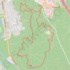 Itinéraire Le Rocher Vert à Nemours, distance, dénivelé, altitude, carte, profil, trace GPS