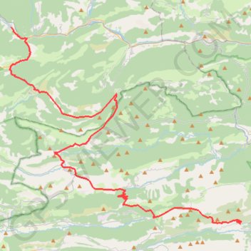 Itinéraire De Annot à Gréollières, distance, dénivelé, altitude, carte, profil, trace GPS