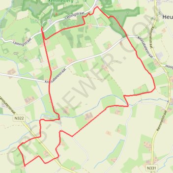 Itinéraire 64, distance, dénivelé, altitude, carte, profil, trace GPS