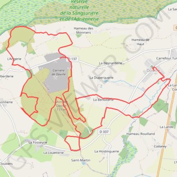 Itinéraire Tracé du 19km, distance, dénivelé, altitude, carte, profil, trace GPS