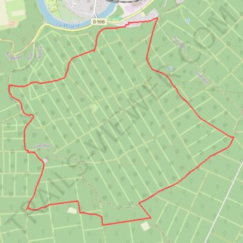 Itinéraire Liverdun, distance, dénivelé, altitude, carte, profil, trace GPS