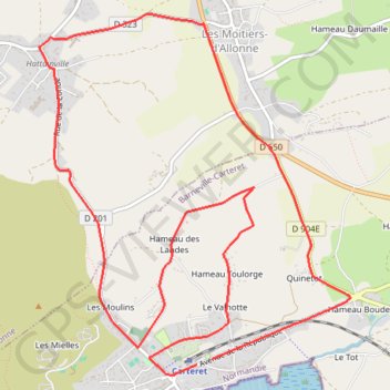 Itinéraire TM2025 CLM Barneville V3-19404166, distance, dénivelé, altitude, carte, profil, trace GPS