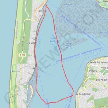 Itinéraire SailFreeGps_2024-08-18_11-49-09, distance, dénivelé, altitude, carte, profil, trace GPS