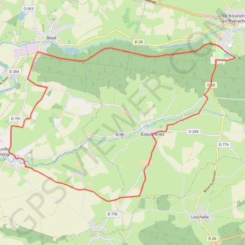 Itinéraire La Marcillette, distance, dénivelé, altitude, carte, profil, trace GPS