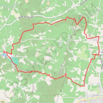 Itinéraire Randonnée du lac des Salettes - Mormoiron, distance, dénivelé, altitude, carte, profil, trace GPS