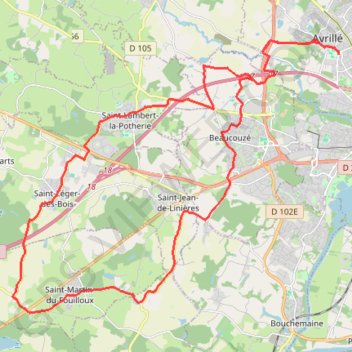 Itinéraire Circuit 23D OSO 39 km-5368356, distance, dénivelé, altitude, carte, profil, trace GPS