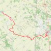 Itinéraire La Vélidéale - Ruffec / Chef-Boutonne - Ruffec / Chef-Boutonne, distance, dénivelé, altitude, carte, profil, trace GPS